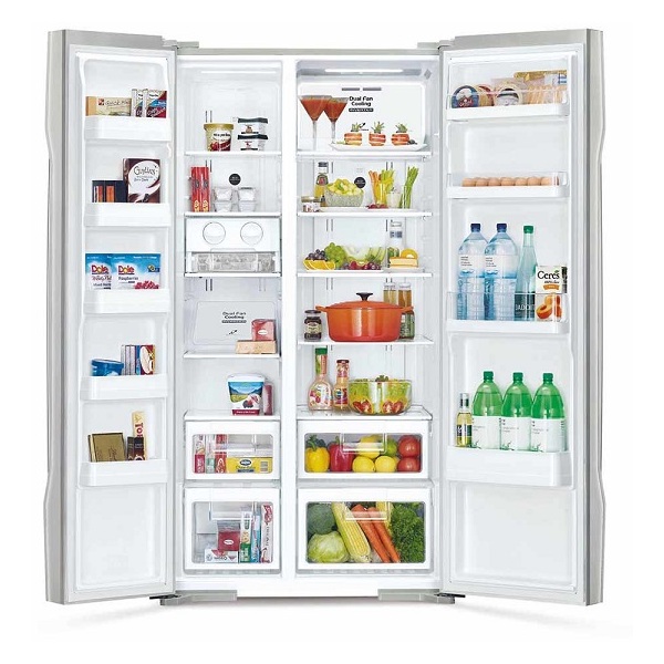Hitachi Side By Side Refrigerator 700 Litres RS700PUK2GBK Hitachi Side By Side Refrigerator 700 Litres RS700PUK2GBK