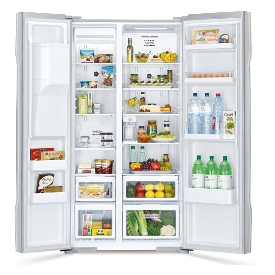 Buy Hitachi Side By Side Refrigerator 700 Litres RS700GPUK2GBK Price