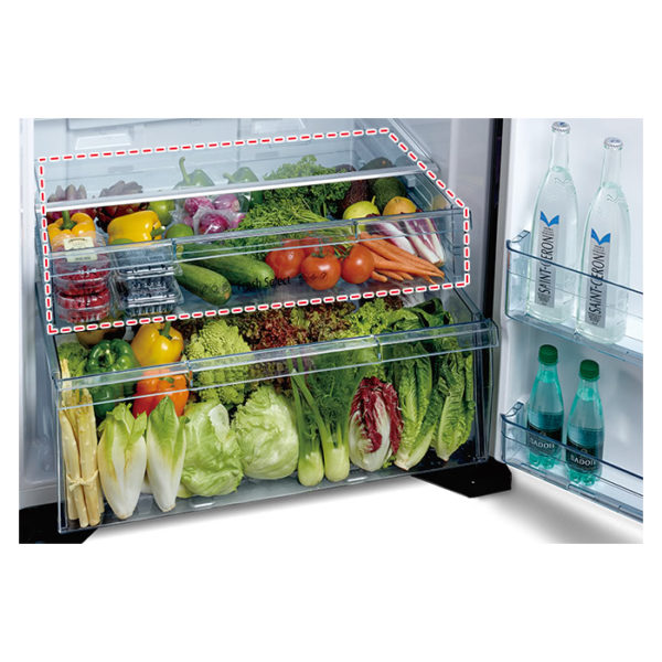 Buy Hitachi Top Mount Refrigerator 650 Litres RV650PUK7KBSL Price