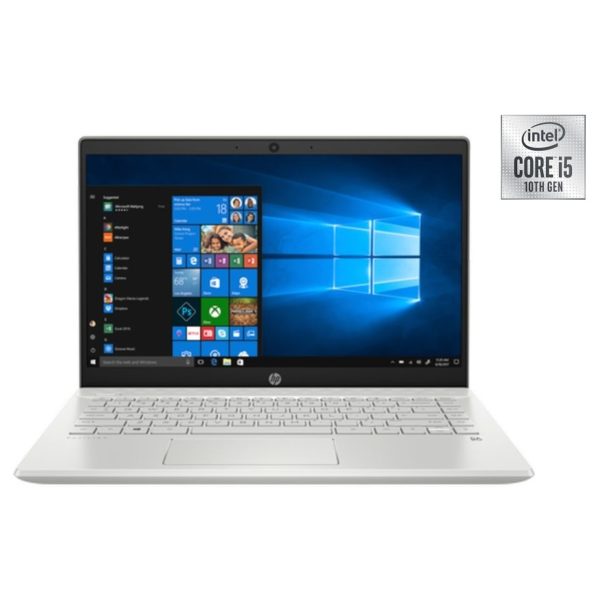 HP Pavilion 14-CE3007NE Laptop - Core i5 1GHz 8GB 512GB 2GB Win10 14inch FHD Mineral Silver English/Arabic Keyboard HP Pavilion 14-CE3007NE Laptop - Core i5 1GHz 8GB 512GB 2GB Win10 14inch FHD Mineral Silver English/Arabic Keyboard