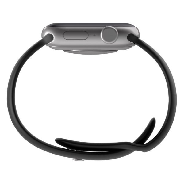 BeHello Premium Silicone Strap 42/44mm For Apple Watch Black BeHello Premium Silicone Strap 42/44mm For Apple Watch Black