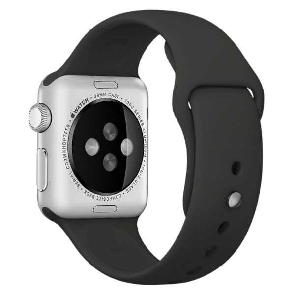 BeHello Premium Silicone Strap 42/44mm For Apple Watch Black BeHello Premium Silicone Strap 42/44mm For Apple Watch Black