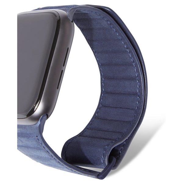 Decoded 38-40mm Leather Magnetic Traction Strap For Apple Watch Blue Decoded 38-40mm Leather Magnetic Traction Strap For Apple Watch Blue