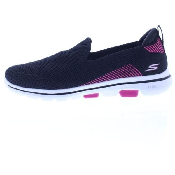 skechers black and pink shoes
