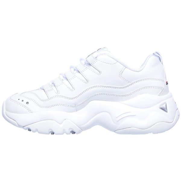 skechers tennis shoes white