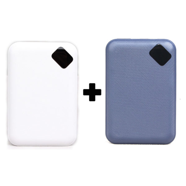 Eklasse 10000mAh QC 3.0 Power Bank Bundle Blue + White Eklasse 10000mAh QC 3.0 Power Bank Bundle Blue + White