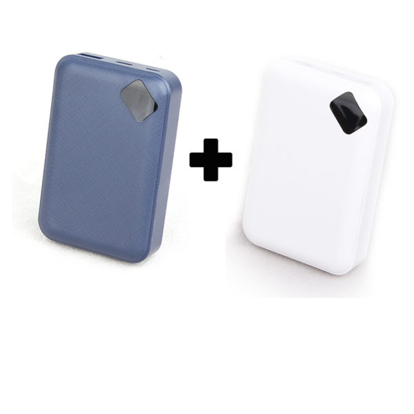 Eklasse 10000mAh QC 3.0 Power Bank Bundle Blue + White Eklasse 10000mAh QC 3.0 Power Bank Bundle Blue + White