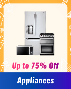 Appliances Up to 75% off