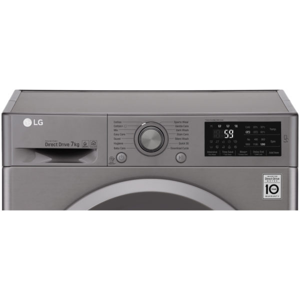LG Front Load Washer 7kg F2J5QNP7S LG Front Load Washer 7kg F2J5QNP7S