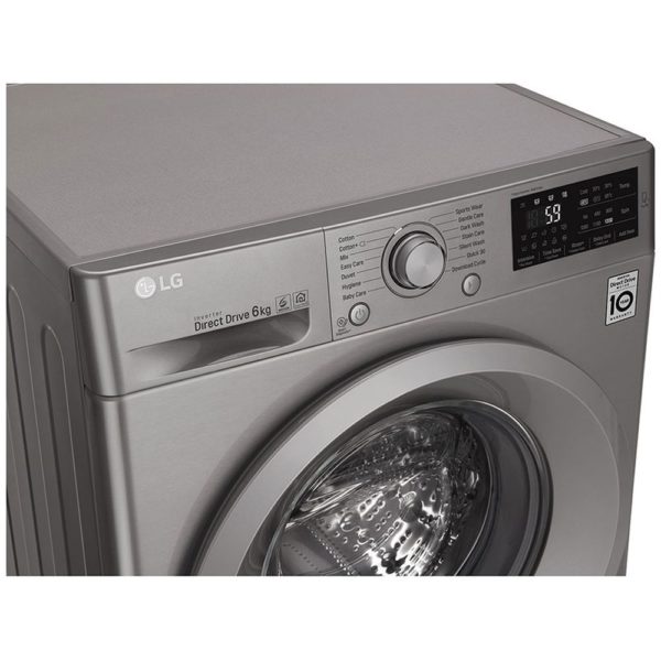 LG Front Load Washer 6kg F2J5NNP7S LG Front Load Washer 6kg F2J5NNP7S