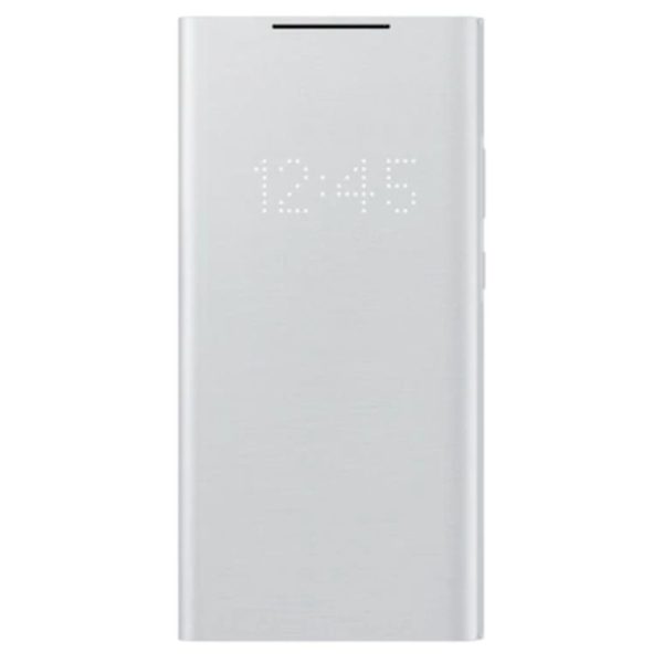 Buy Samsung Smart Led View Cover For Galaxy Note20 Ultra Mystic Silver Price Specifications Features Sharaf Dg