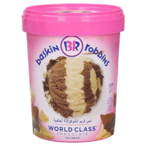 Buy Baskin Robbins World Class Chocolate Ice Cream 1 Litre Price Specifications Features Sharaf Dg