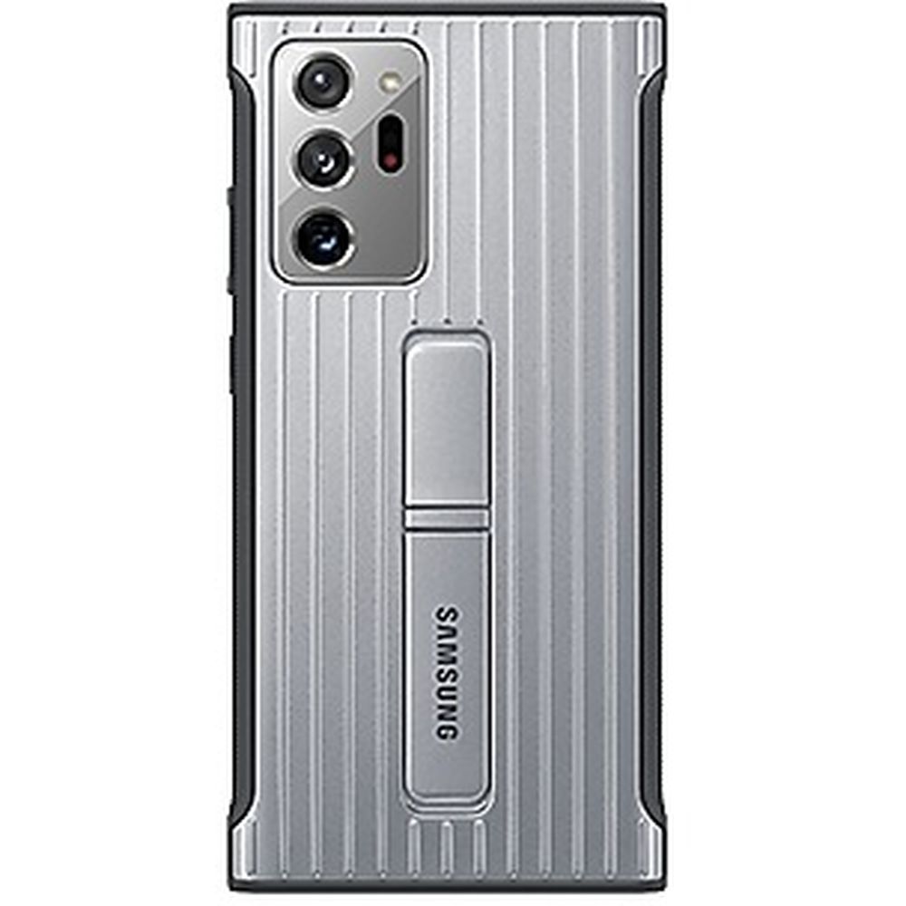 Buy Samsung Protective Standing Cover For Galaxy Note20 Ultra Silver In Dubai Sharjah Abu Dhabi Uae Price Specifications Features Sharaf Dg