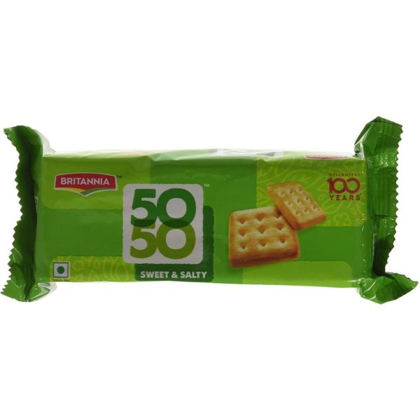 Buy Britannia 50 50 Biscuit 71 gm Price, Specifications & Features