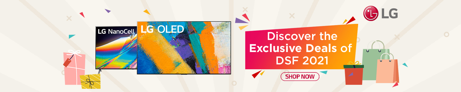 LG OLED ThinQ TV LP Banner - Desktop