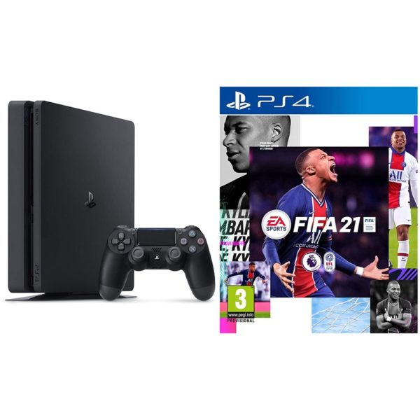 Buy Sony Ps4 Slim 1tb Console With Ds4 Controller And Ps4 Fifa 21 Game Price Specifications Features Sharaf Dg