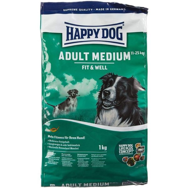 happy dog supreme fit & well medium adult