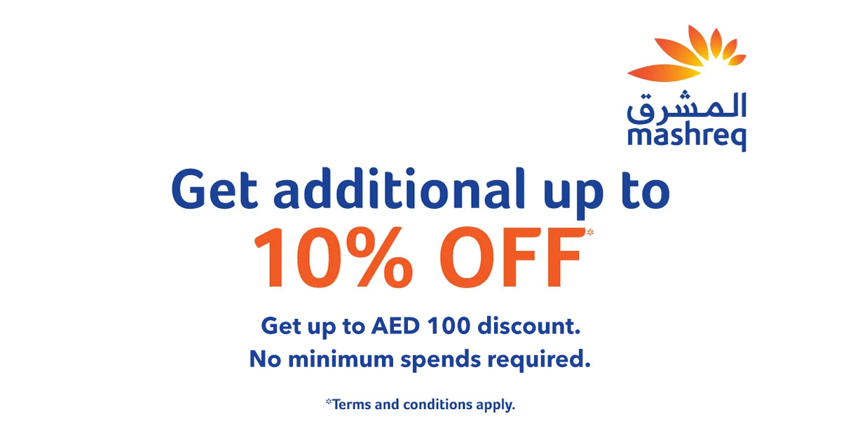 Get Additional 10 Off With Mashreq Cards Dg Friday Sharaf Dg Uae