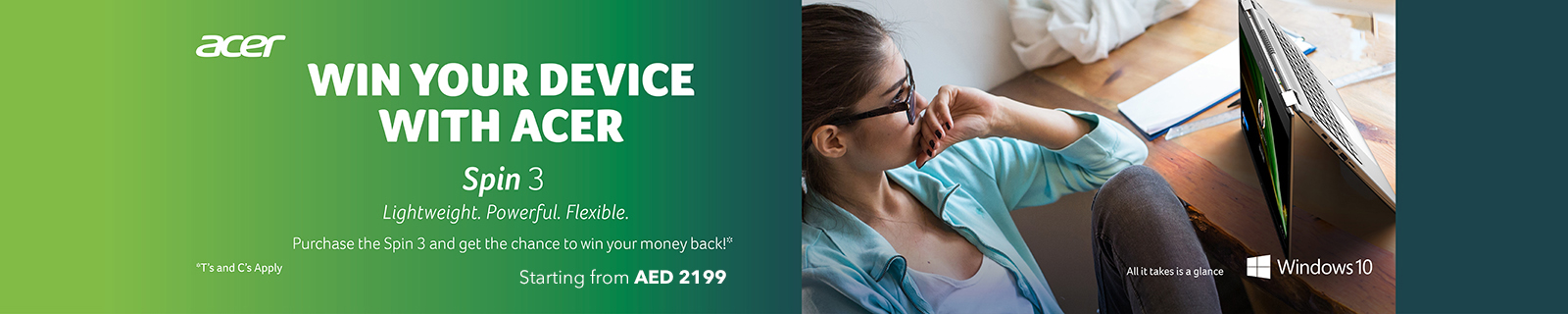 Acer Spin 3 Moneyback LP - Desktop