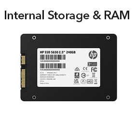 Internal Storage & RAM