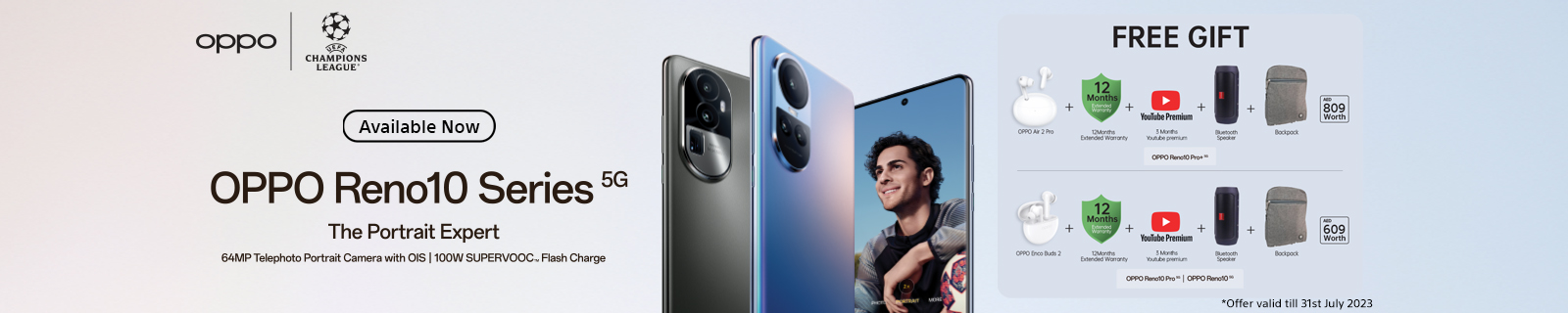 Oppo Reno10 5G LP - Desktop