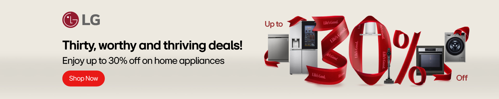 LG Offers on Home Appliances – Save Big Today! – Sharaf DG UAE
