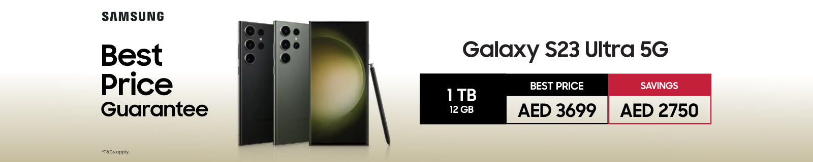 Desktop Samsung Galaxy S23 ultra LP - Banner