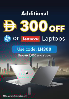 HP Lenovo Offers - Up to AED 300