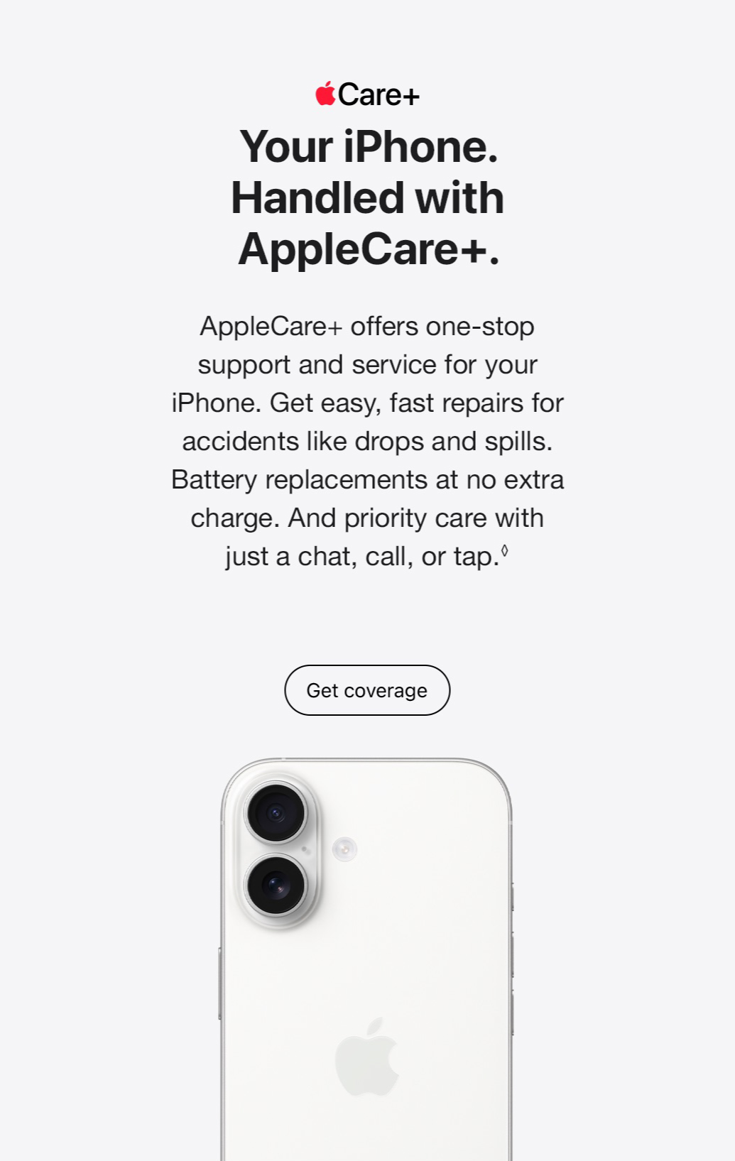 AppleCare+ for iPhones