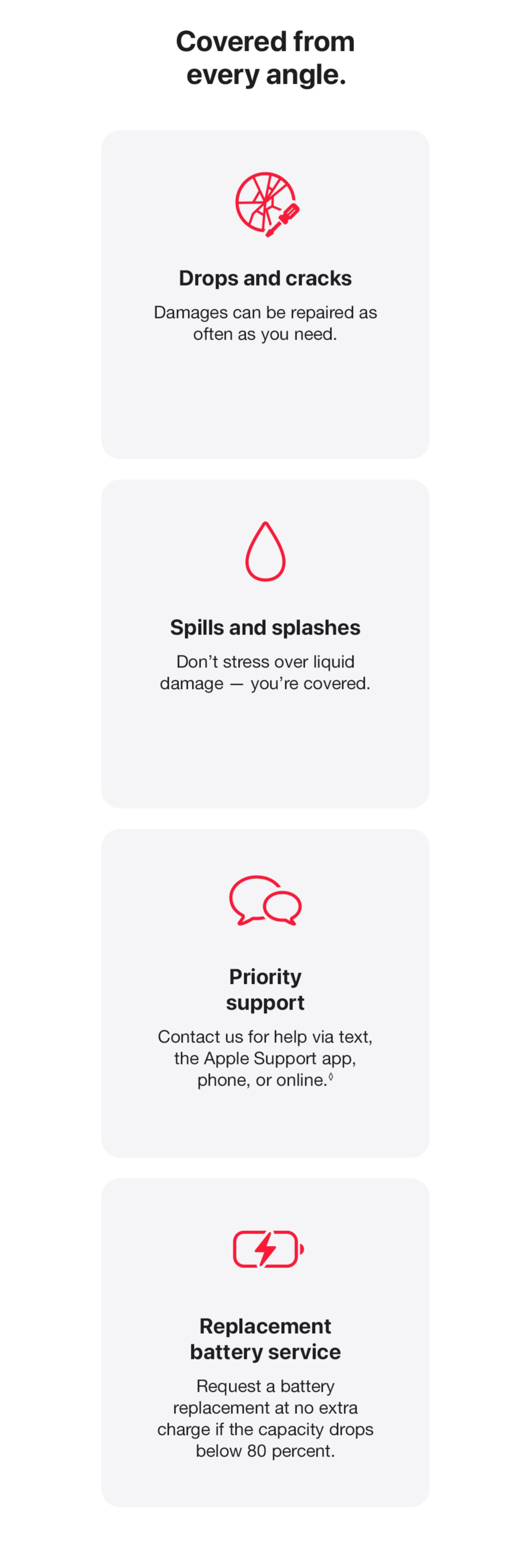 AppleCare+ for iPhones