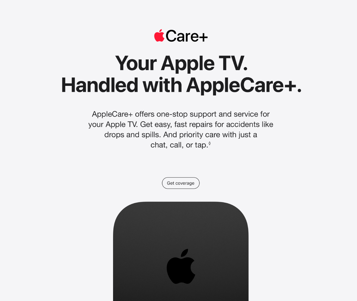 AppleCare+ for Apple TV
