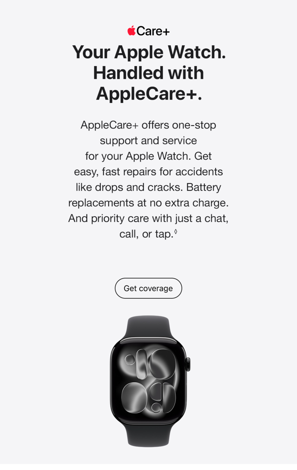 applecare+ for apple watches
