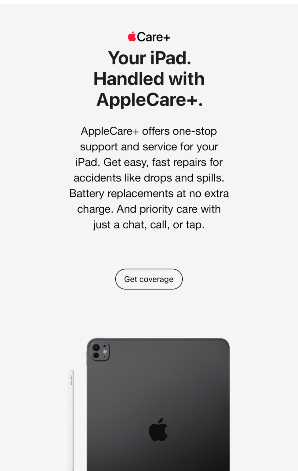 applecare+ for ipads