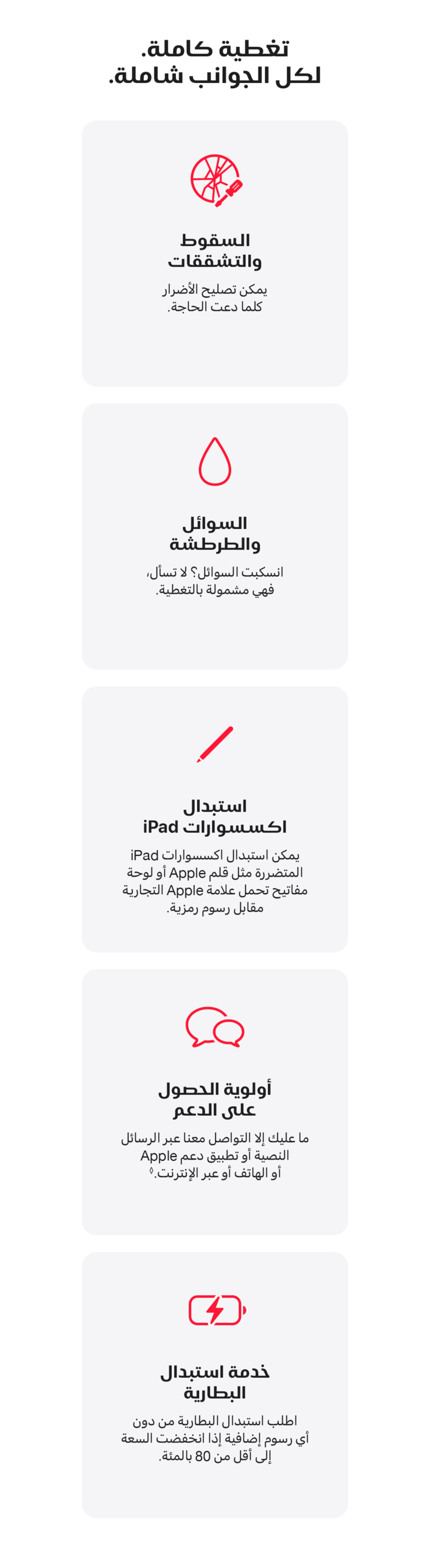 applecare+ for ipads