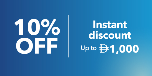 10% Instant Discounts
