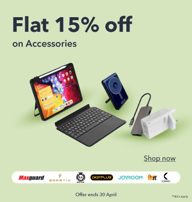 Flat 15% Off on Accessories