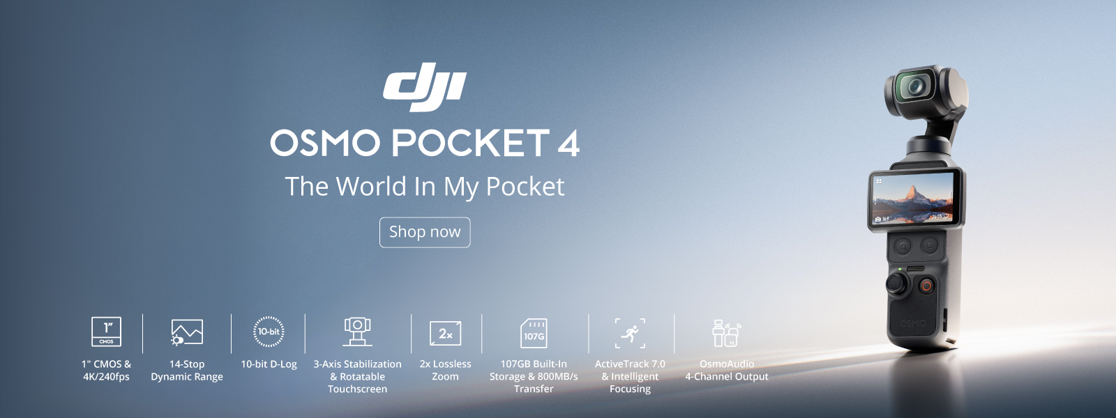 DJI Osmo Pocket 4 Price, Specs & Features in UAE – Sharaf DG UAE