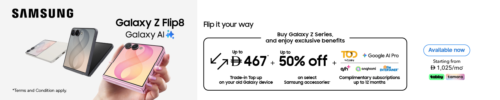 EN SamsungZFlip8 LP - Desktop