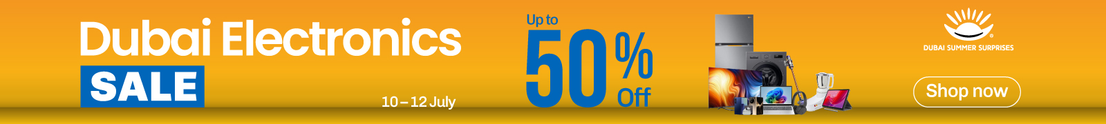 EN Dubai Electronics Sale Homepage Strip - Desktop