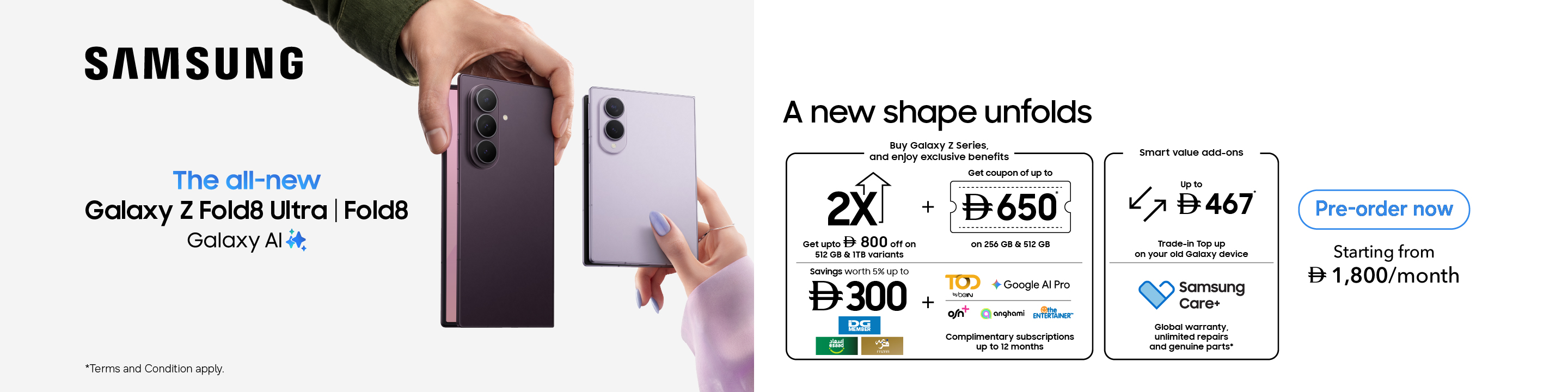 EN Samsung Galaxy Z Fold8 Series Homepage – Desktop