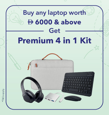 Buy any Laptop between AED 6000 and above