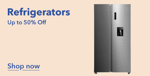Refrigerators. Up to 50% off. Shop now.