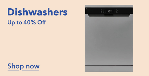 Dishwashers. Up to 40% off. Shop now.