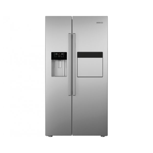 Buy online Best price of Beko Side By Side Refrigerator 615 Litres GN162420X in Egypt 2019